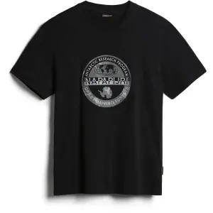 Napapijri S-BOLLO SS 1 Pánske tričko, čierna, veľkosť #8041144