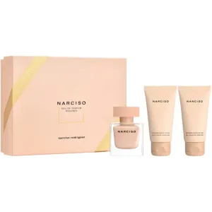 Narciso Rodriguez Narciso Poudrée darčeková kazeta parfumovaná voda 50 ml + telové mlieko 50 ml + sprchovací gél 50 ml pre ženy