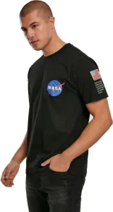 Mr. Tee NASA Insignia Logo Flag Tee black - Size:L