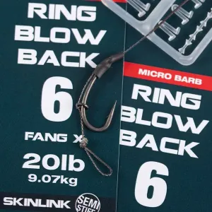 Nash náväzec ring blow back rig micro barbed 9,07 kg - veľkosť 2