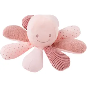 NATTOU Activity Cuddly Octopus plyšová hračka Lapidou Pink 1 ks