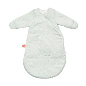 NATTOU - Vak spací bavlnený s rukávmi na zips TOG 2, 0-3 m, 60 cm Mila, Zoe & Lana