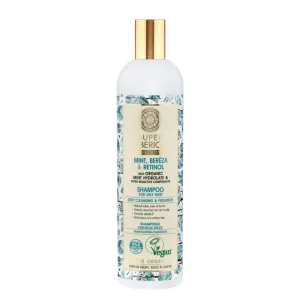 Natura Siberica Mint, Bereza & Retinol šampón pre mastné vlasy 400 ml