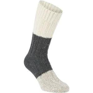 NATURA VIDA CHUNKY WOOL Pánske ponožky, tmavo sivá, veľkosť #8470333