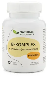 Natural Medicaments B-komplex s pivovarskými kvasnicami Premium 120 tbl