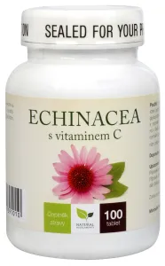 Natural Medicaments Echinacea s vitamínom C 100 tbl