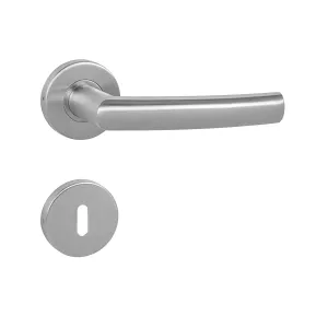 Kľučka na dvere MP - ESSO - R NEM - nerez matná | MP-KOVANIA.sk #522249