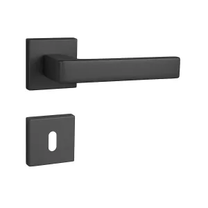 Kľučka na dvere FO - ASTI - HR CIM - čierna matná (N52) | MP-KOVANIA.sk #545572