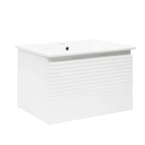 Kúpeľňová skrinka s umývadlom Naturel Savona 78x43x44,8 cm biela lesk #6531367