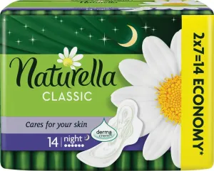 Naturella Classic Night hygienické vložky 14ks
