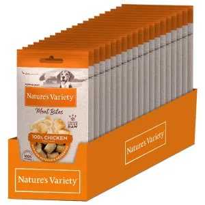 Nature's Variety Freeze-Dried Meat Bites pre psy - kuracie 20 x 20 g