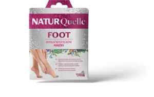 NaturQuelle Foot Exfoliačné ponožky 1 pár + roztok 2 x 200 ml