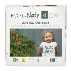 Naty Nature Babycare Maxi 7-18 kg 26 ks,ECO BY NATY Plienky jednorazové 4 (7-18 kg) 26 ks