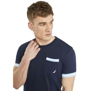 NAUTICA POWELL Pánske tričko, tmavo modrá, veľkosť #9342189