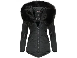 Navahoo NIRVANA Dámska zimná bunda s kapucňou, čierna #6158743