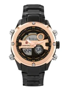 Pánske hodinky NAVIFORCE GLOCK - (zn039d) - black/rosegold #6736871