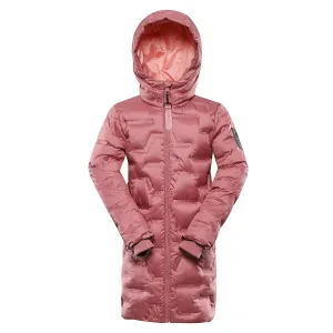 NAX SARWO Detský kabát, ružová, veľkosť 164-170