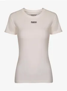 Women's T-shirt nax NAX NAVAFA crème variant pa