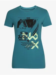Tmavozelené dámske tričko NAX SEDOLA #1152034