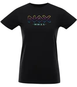 NAX JULEPA Dámske tričko, čierna, veľkosť M