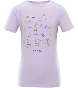 NAX POLEFO Detské tričko, fialová, veľkosť