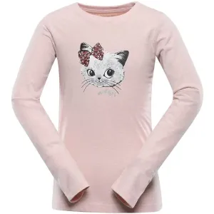 NAX DERANO Detské bavlnené tričko, ružová, veľkosť 140-146 #6185556
