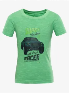 NAX JULEO Detské bavlnené tričko, zelená, veľkosť 104-110