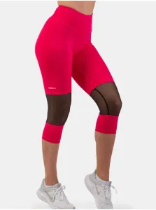 Nebbia High-Waist 3/4 Length Sporty Leggings Pink L Fitness nohavice