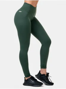 Nebbia Classic Hero High-Waist Leggings Dark Green S Fitness nohavice