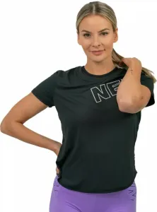 Nebbia FIT Activewear Functional T-shirt with Short Sleeves Black L Fitness tričko