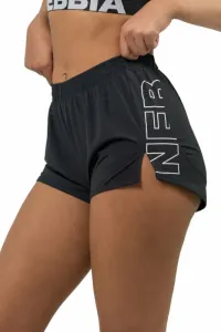 Nebbia FIT Activewear Smart Pocket Shorts Black S Fitness nohavice