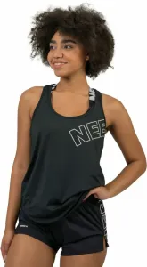 Nebbia FIT Activewear Tank Top “Racer Back” Black L Fitness tričko
