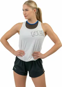 Nebbia FIT Activewear Tank Top “Racer Back” White M Fitness tričko