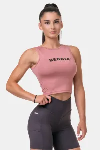 Nebbia Fit Sporty Tank Top Old Rose XS Fitness tričko