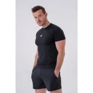 Nebbia Functional Slim-fit T-shirt Black XL Fitness tričko