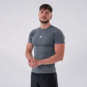 Nebbia Functional Slim-fit T-shirt Grey L Fitness tričko