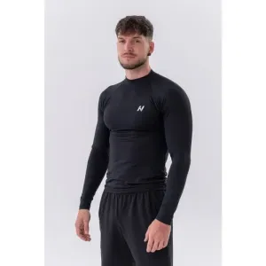 Nebbia Functional T-shirt with Long Sleeves Active Black 2XL Fitness tričko