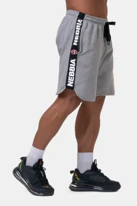 Nebbia Legend Approved Shorts Light Grey L Fitness nohavice