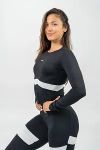 Nebbia Long Sleeve Sporty Top True Hero Black M Fitness tričko