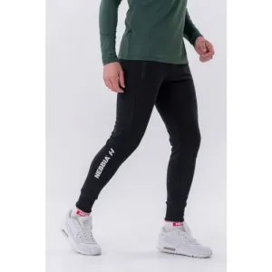 Nebbia Re-Gain Slim Sweatpants with Zip Pockets Black 2XL Fitness nohavice