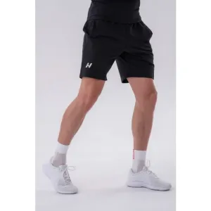 Nebbia Relaxed-fit Shorts with Side Pockets Black L Fitness nohavice