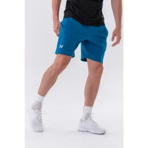 Nebbia Relaxed-fit Shorts with Side Pockets Blue 2XL Fitness nohavice