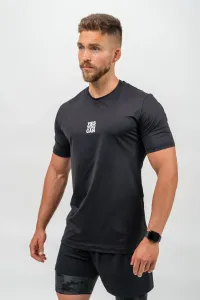Nebbia Short-Sleeve Sports T-Shirt Resistance Black 2XL Fitness tričko
