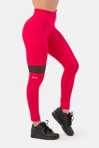 Nebbia Sporty Smart Pocket High-Waist Leggings Pink S Fitness nohavice
