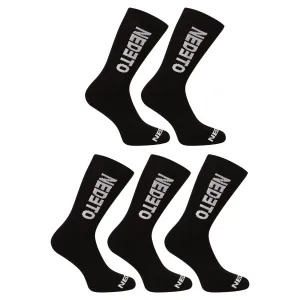 5PACK Nedeto High Black Socks #8352537