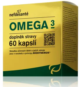 nefdesanté OMEGA 3 výživový doplnok, 60ks