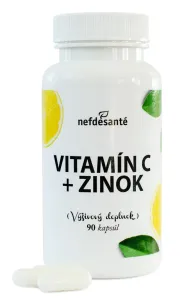 Nefdésanté nefdesanté Vitamín C + Zinok 90 kapsúl