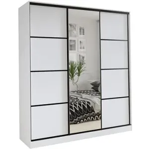 Nejlevnější nábytek Harazia 150 so zrkadlom – biely mat