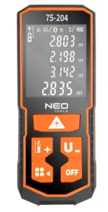 Neo Laserový merač vzdialenosti do 60m s pamaťou 75-204