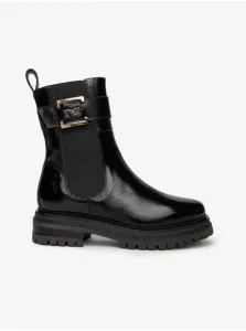 NeroGiardini Black Leather Chelsea Shoes Nero Giardini - Women #4933070
